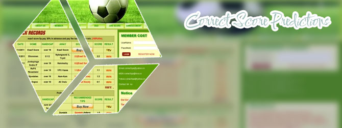 Correct score tips everytip