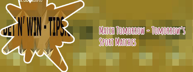 Tomorrow free fixed matches